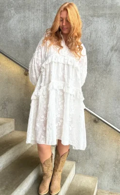 Discount Kjole - Your Heart - White Kjoler