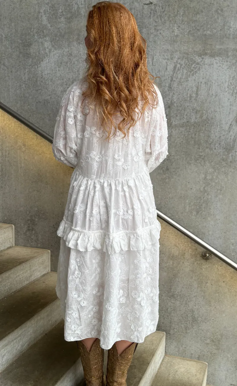 Discount Kjole - Your Heart - White Kjoler