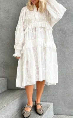 Discount Kjole - Your Heart - White Kjoler