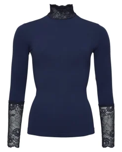 Online Tim & Simonsen Bluse - Abby - Marine Bluser