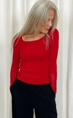 Sale Tim & Simonsen Bluse - Mary - Rosso Bluser