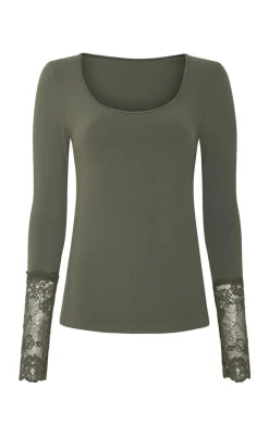 Hot Tim & Simonsen Bluse - Mary - Olive Bluser