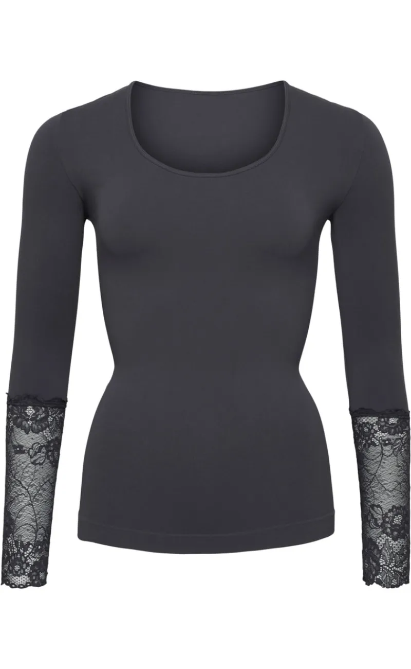 Best Tim & Simonsen Bluse - Mary - Antracite Bluser