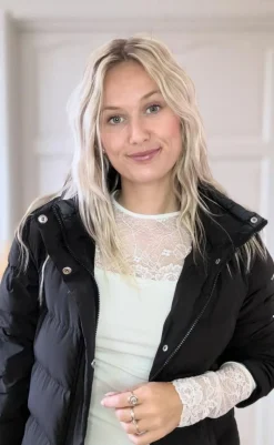 New Tim & Simonsen Bluse - Nancy Lacechest - Bianco Bluser