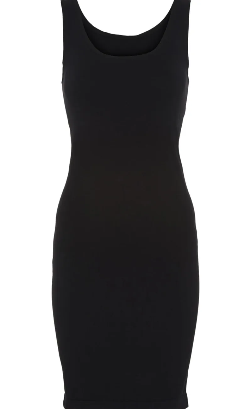 New Tim & Simonsen Kjole - Ellen Fullslip - Black Kjoler