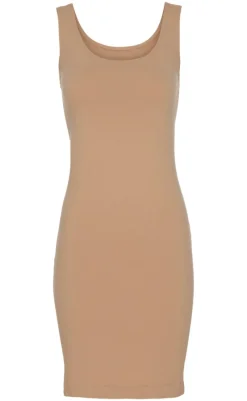New Tim & Simonsen Kjole - Ellen Fullslip - Nude Kjoler