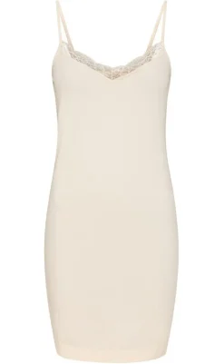 Outlet Tim & Simonsen Kjole - Marylin Fullslip - Panna Kjoler