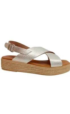 Outlet Tim & Simonsen Sandaler - Sussie - Platino Sandaler