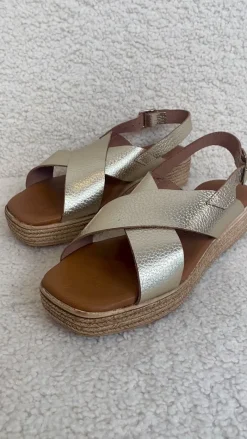 Outlet Tim & Simonsen Sandaler - Sussie - Platino Sandaler