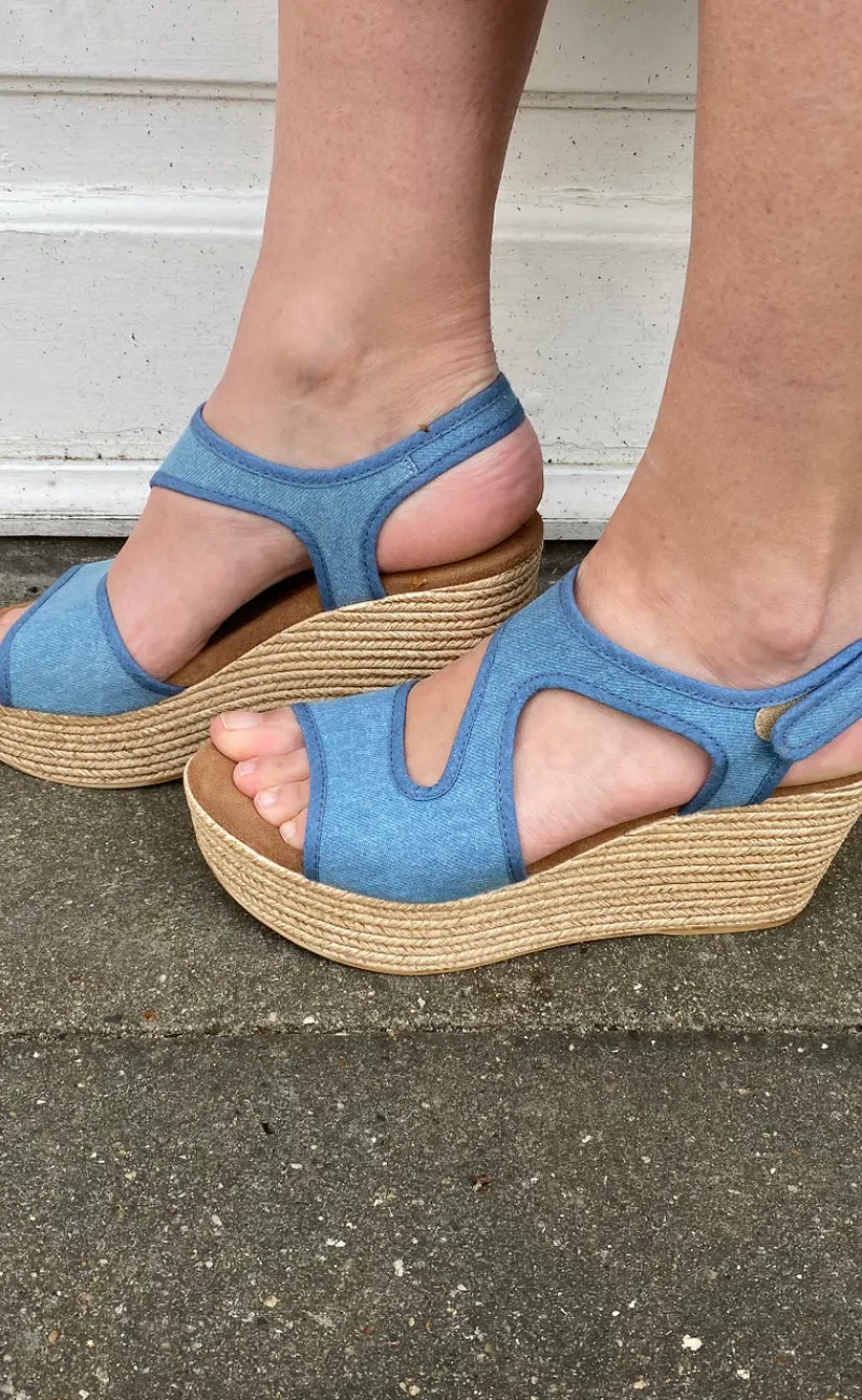 Hot Tim & Simonsen Sandaler - Masha Nature - Jeans Sandaler|Bukser & Jeans