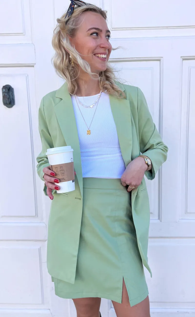 Discount Tim & Simonsen Top - Belen V-Lace - White (vendbar) T-shirts & Toppe