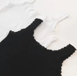 Online Tim & Simonsen Top - Frida Rib - Bianco T-shirts & Toppe