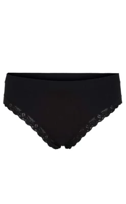 Online Tim & Simonsen Trusser - Feline Rib - Nero Undertøj & Shapewear