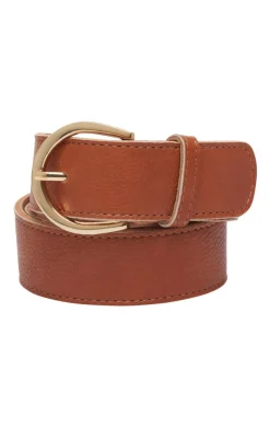 Discount Tim og Simonsen Bælte - Anni Jeans - Cognac/Gold Tasker|Bukser & Jeans