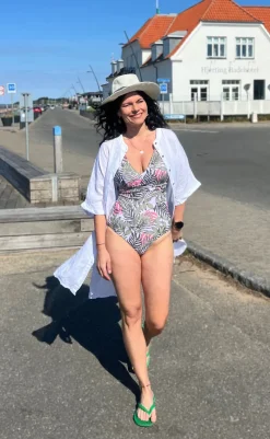 Best Badedragt - Kathrin - Palm Print Badetøj