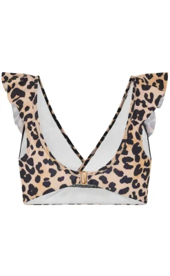 New Bikini Overdel / Top - Marianna - Leopard Badetøj|T-shirts & Toppe