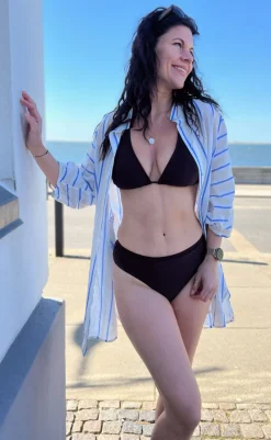 Sale Bikini Overdel / Top - Maya - Brown Badetøj|T-shirts & Toppe