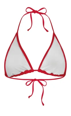 Hot Bikini Overdel / Top - Maya - Red Badetøj|T-shirts & Toppe