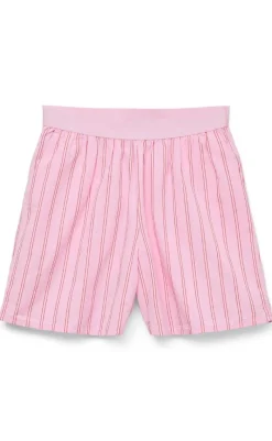 Outlet Shorts - Charlotte - Bonbon Fiery red/Cloud Dancer Shorts