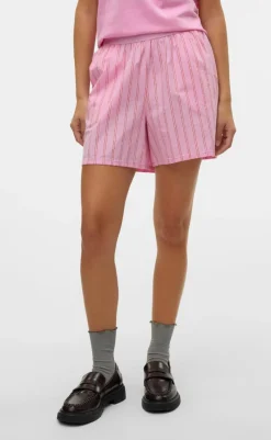 Outlet Shorts - Charlotte - Bonbon Fiery red/Cloud Dancer Shorts