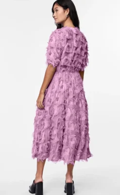 New Kjole - Pazylla Midi - Pastel Lavender Kjoler