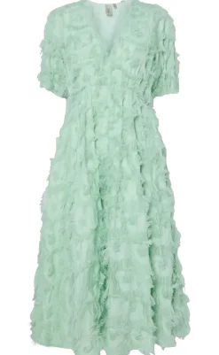 Hot Kjole - Pazylla Midi - Mist Green Kjoler