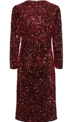 Online Kjole - Pinko Midi - Black Kjoler